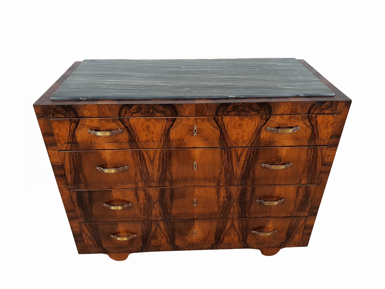 Dresser in Art Deco style with marble top, 1950s 32