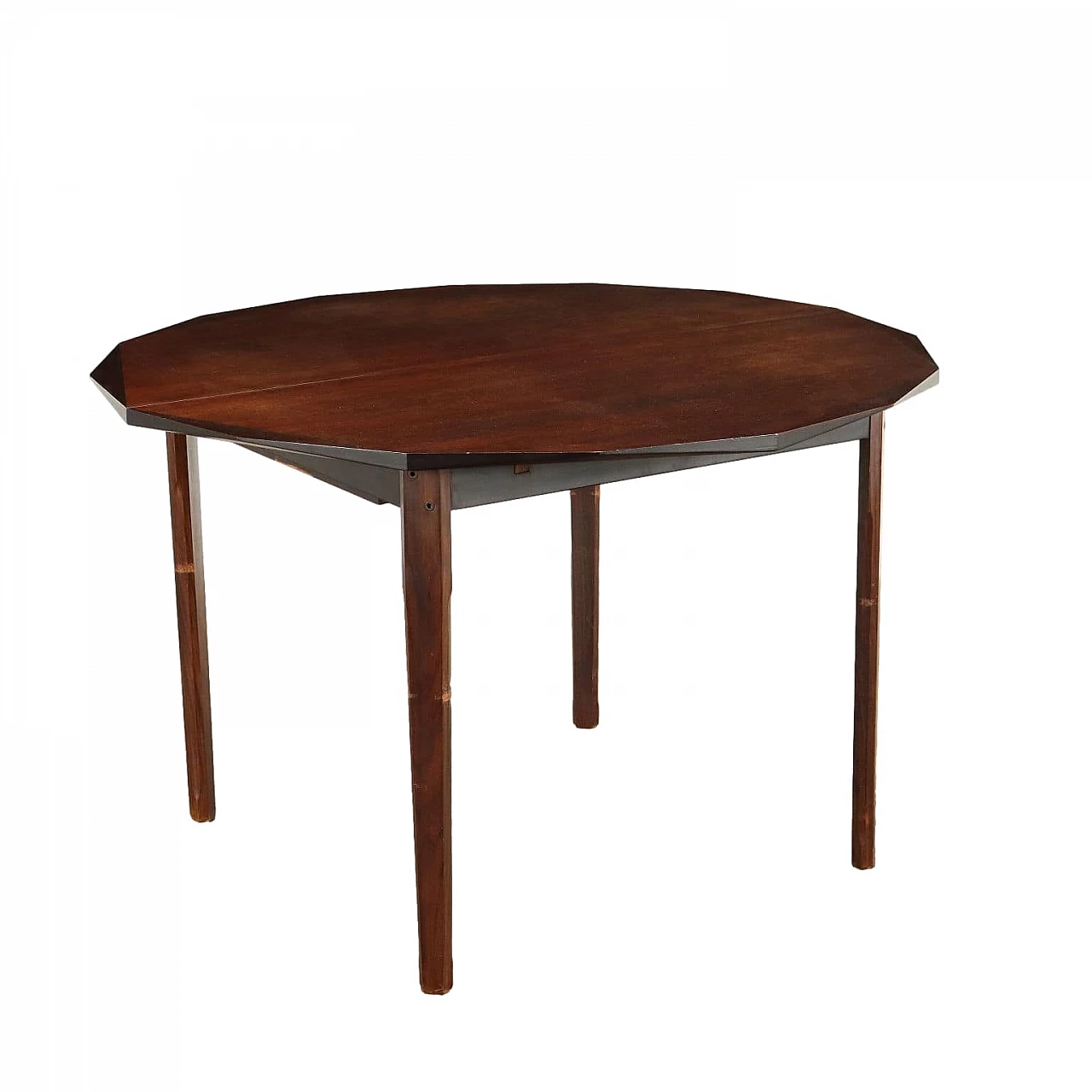 Extensible table in beech with rosewood top, 1960s 1