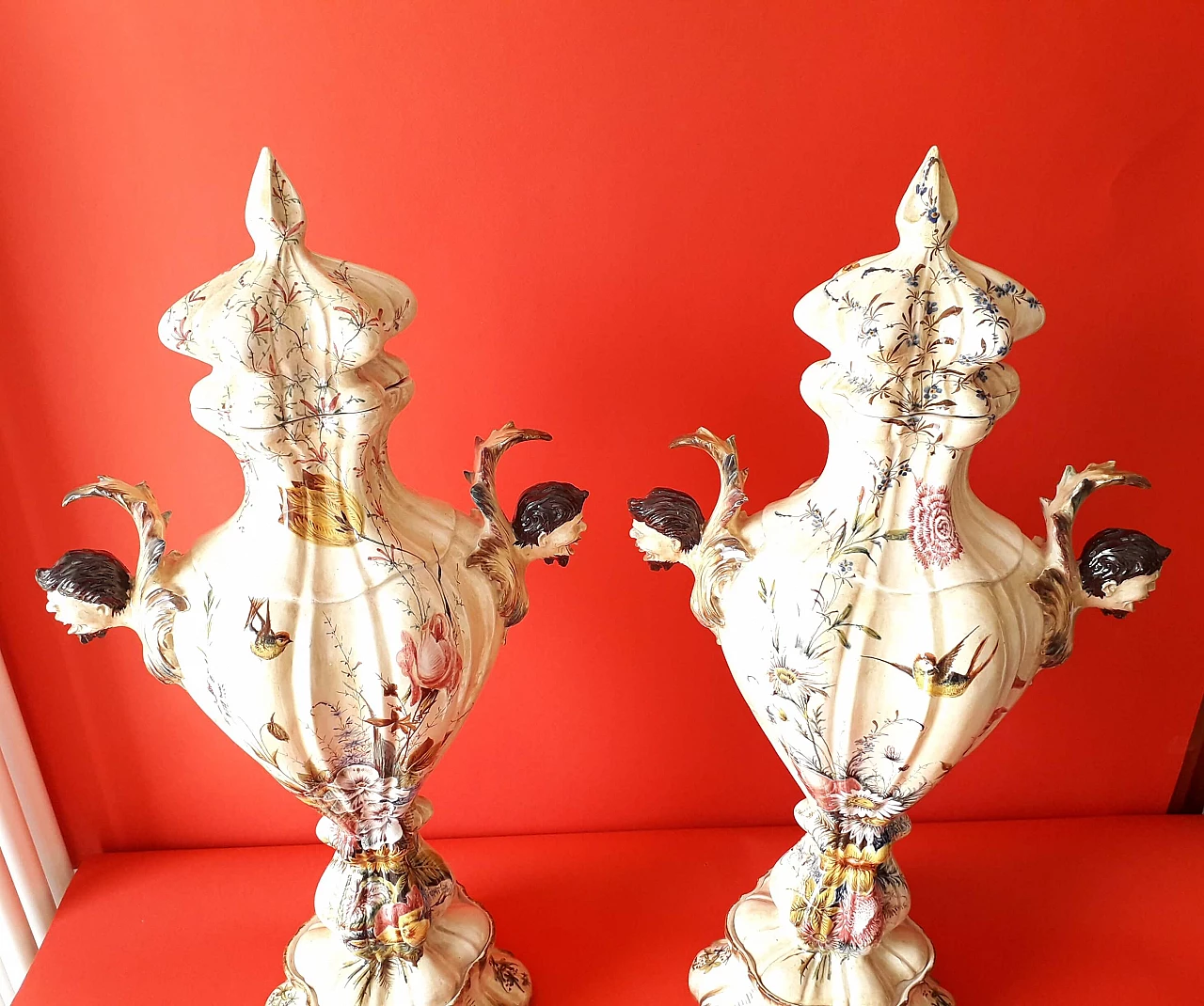 Coppia di vasi in terracotta di Maison Antonibon, '800 6