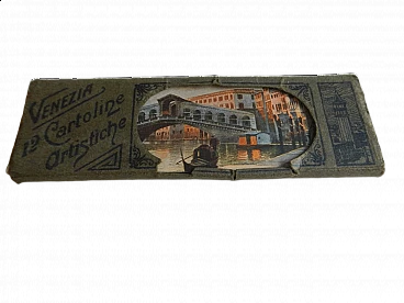 12 Artistic postcards of Venice, 1950s