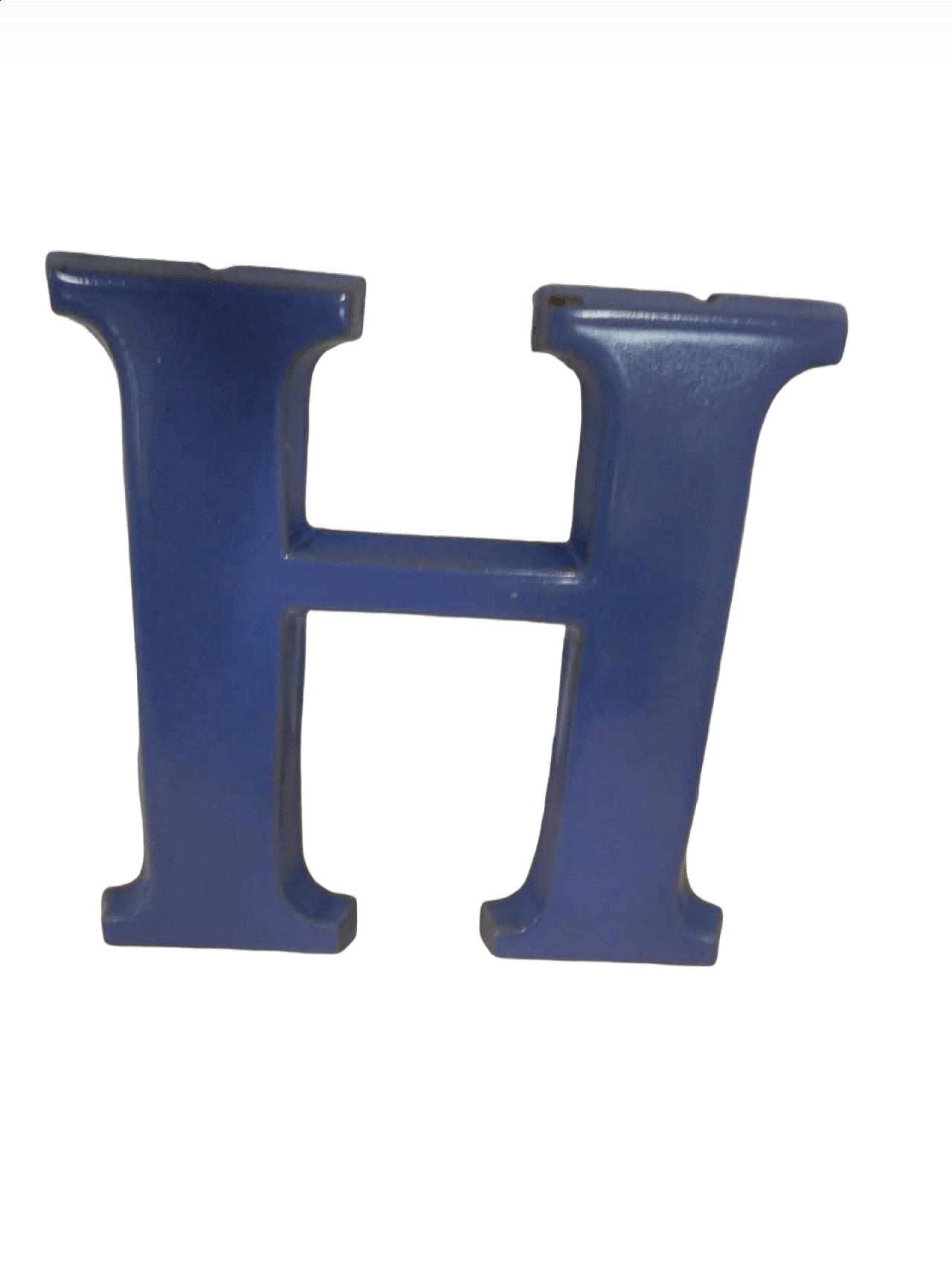 Lettera H minuscola in terracotta, anni '40 7