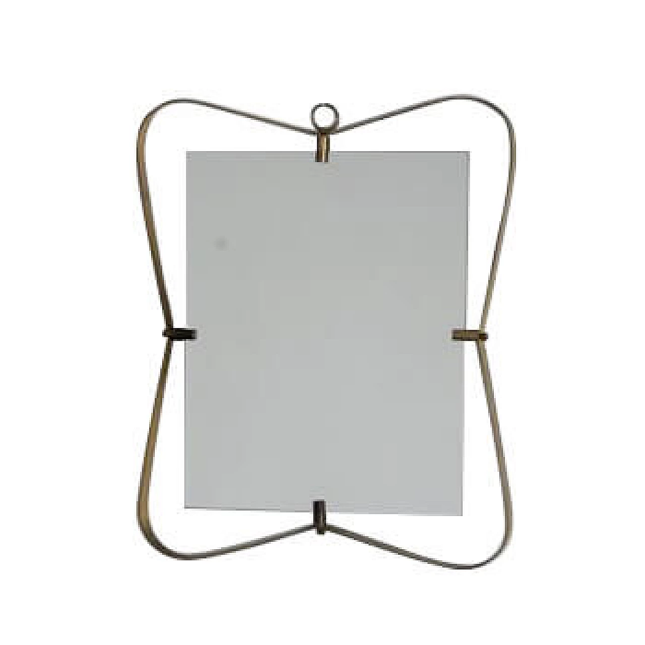 Mirror with brass frame, 1950s 13