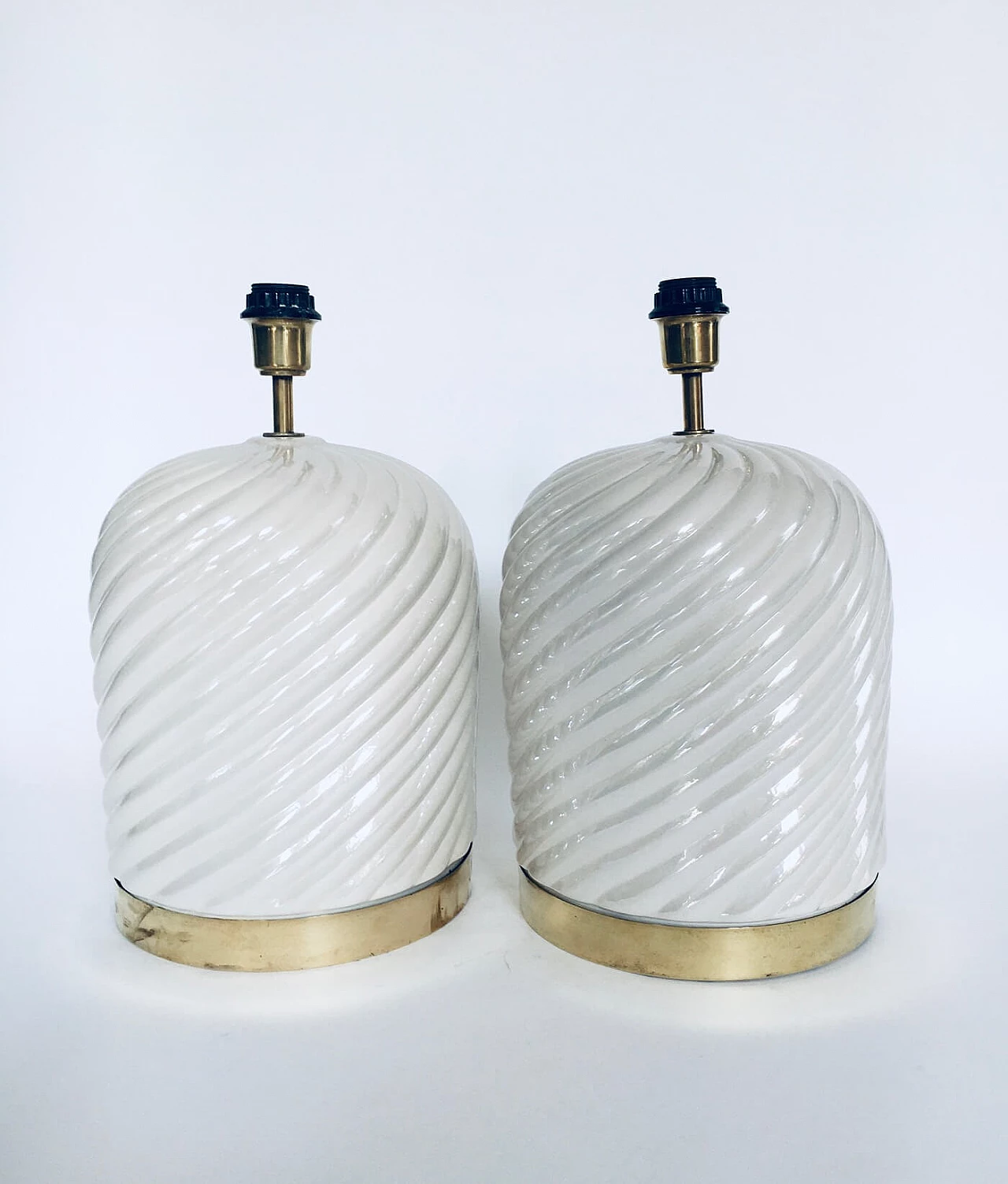 Pair of table lamps by Tommaso Barbi, 1970s 13