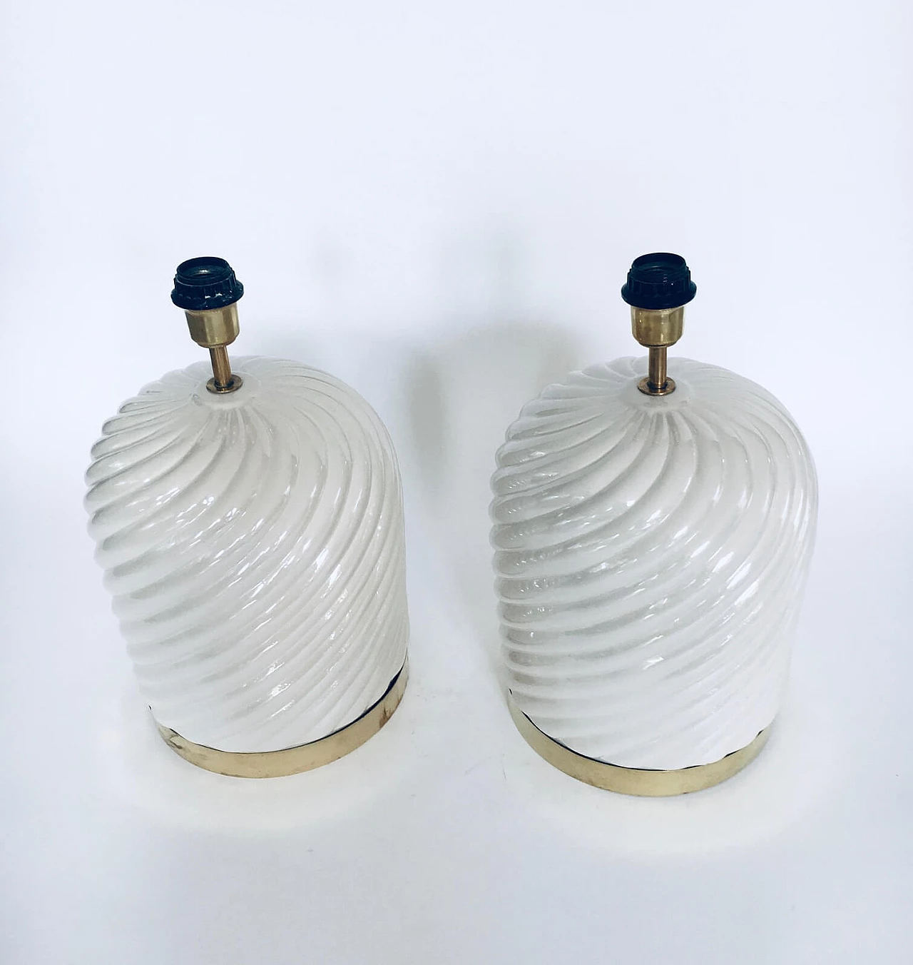 Pair of table lamps by Tommaso Barbi, 1970s 16