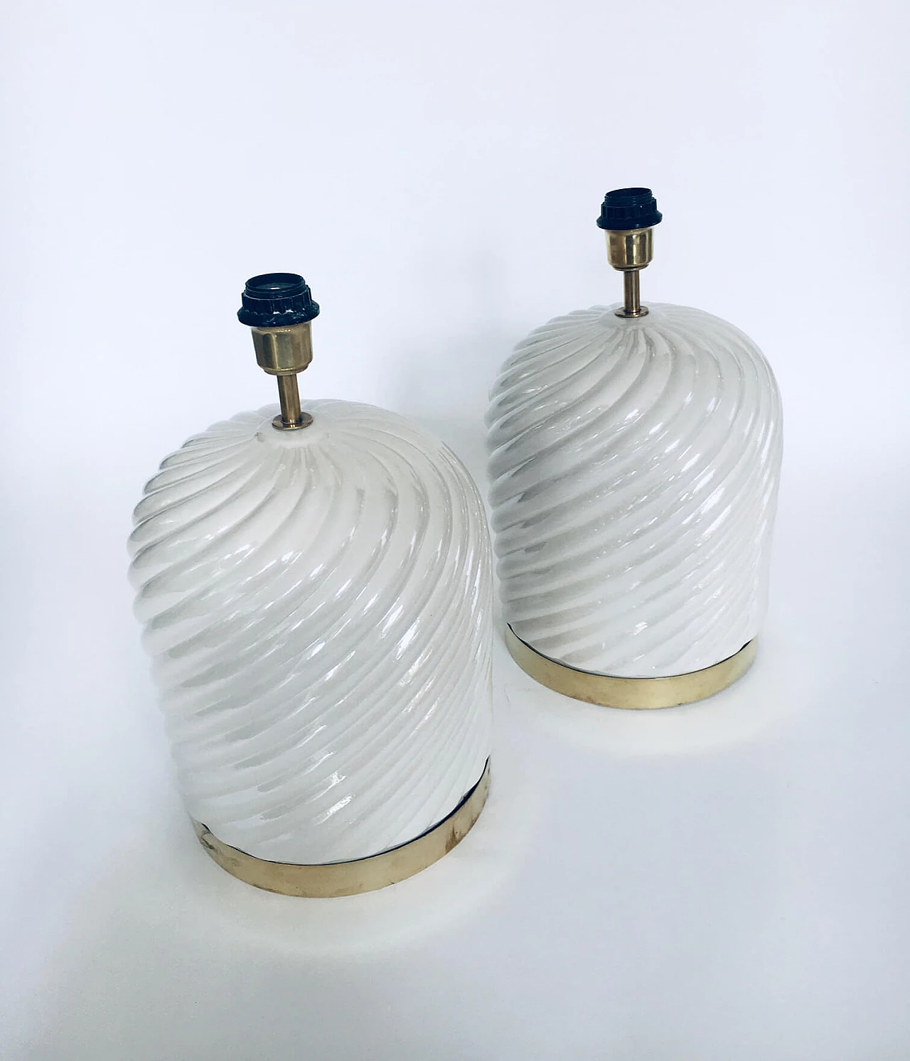 Pair of table lamps by Tommaso Barbi, 1970s 17