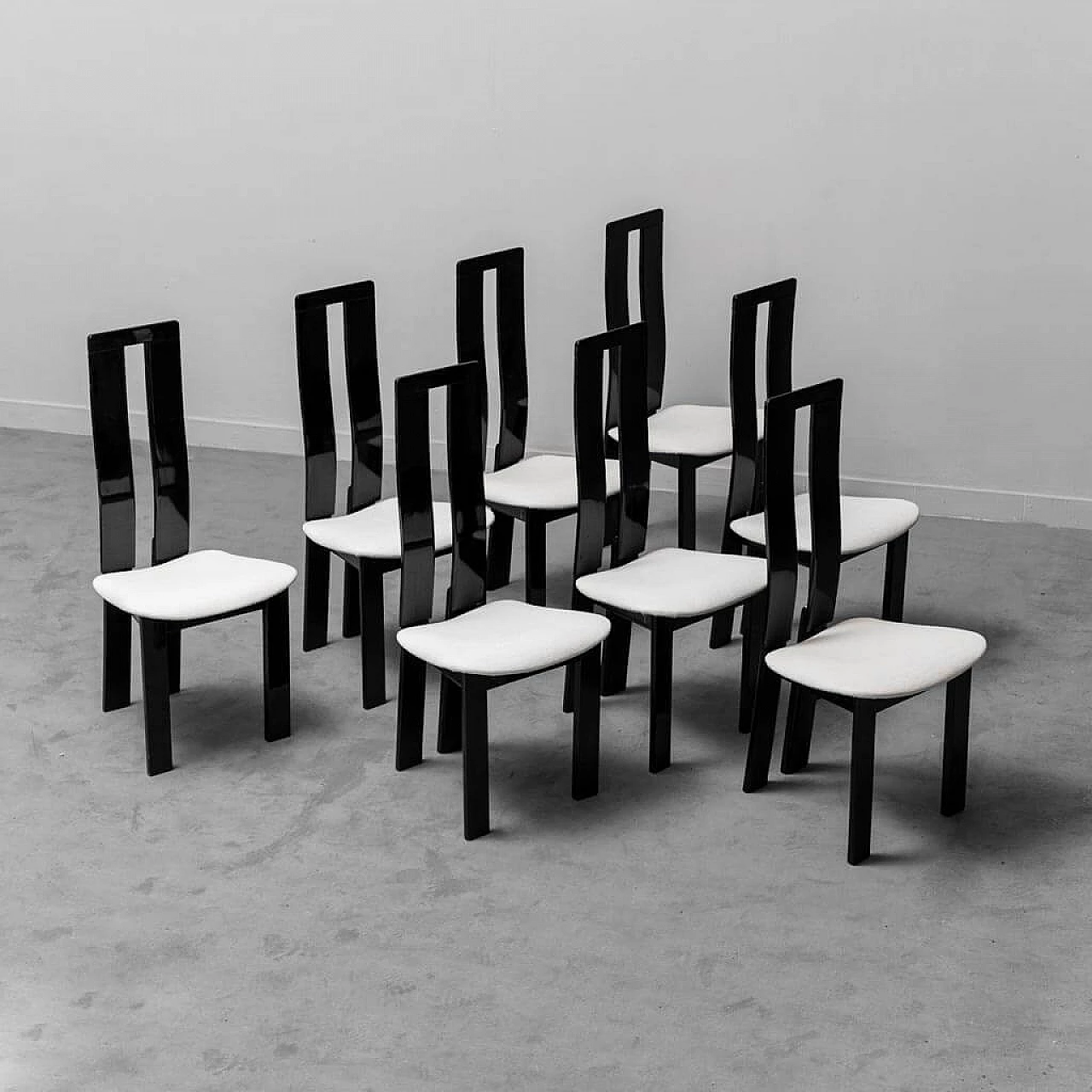 8 Chairs by Pietro Costantini for Ello, 1970s 1