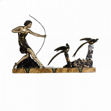 French marble and bronze sculpture from Uriano, early 20th century