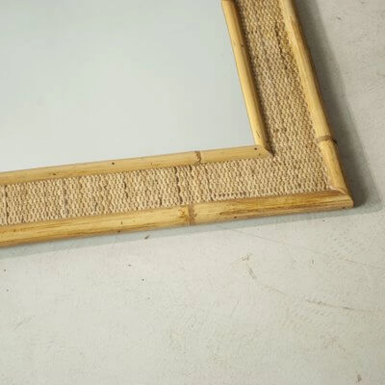 Specchio in vimini, anni '60 5