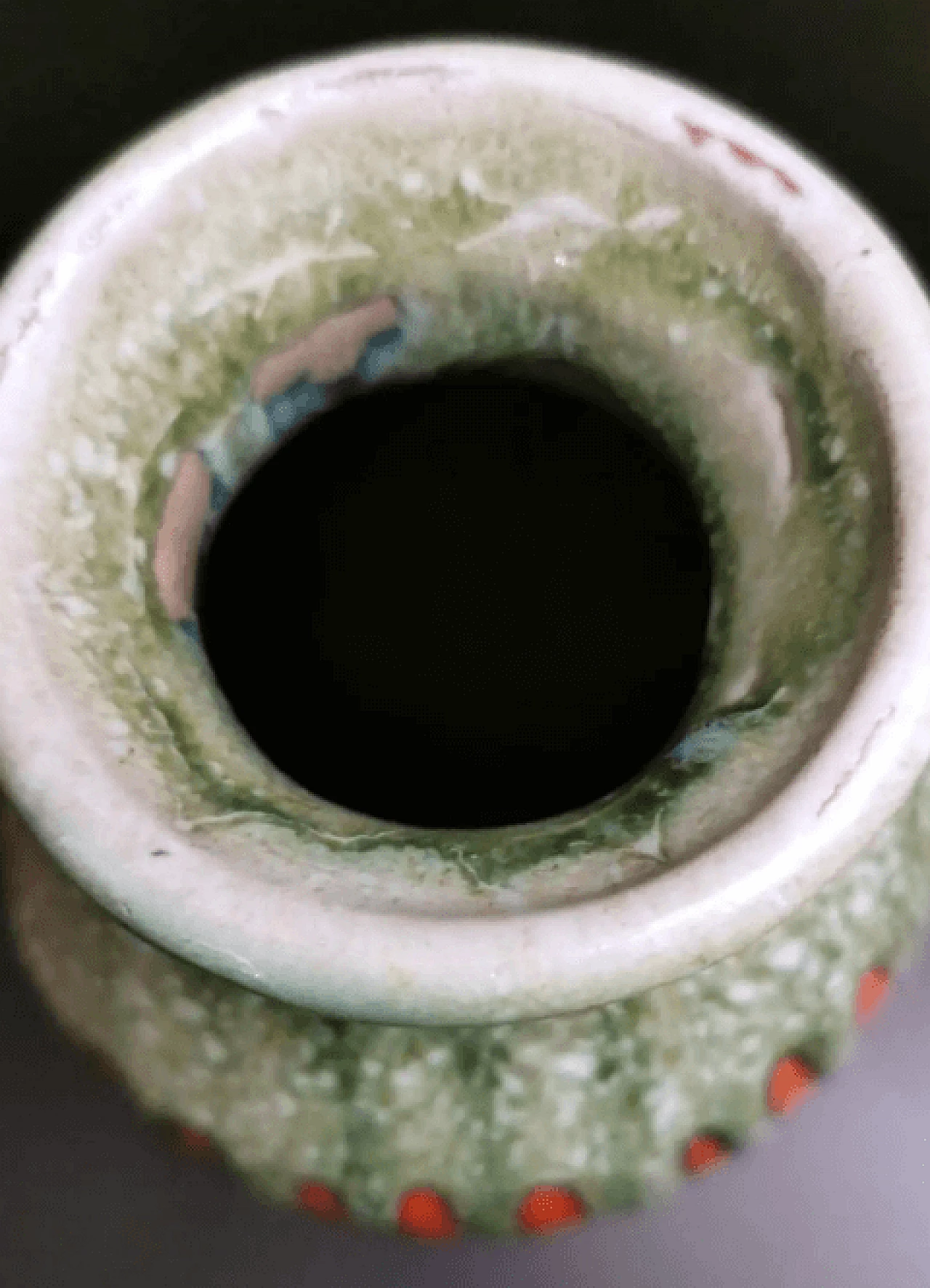 Hungarian glazed ceramic vase in Brutalist Fat Lava style, 1960s 