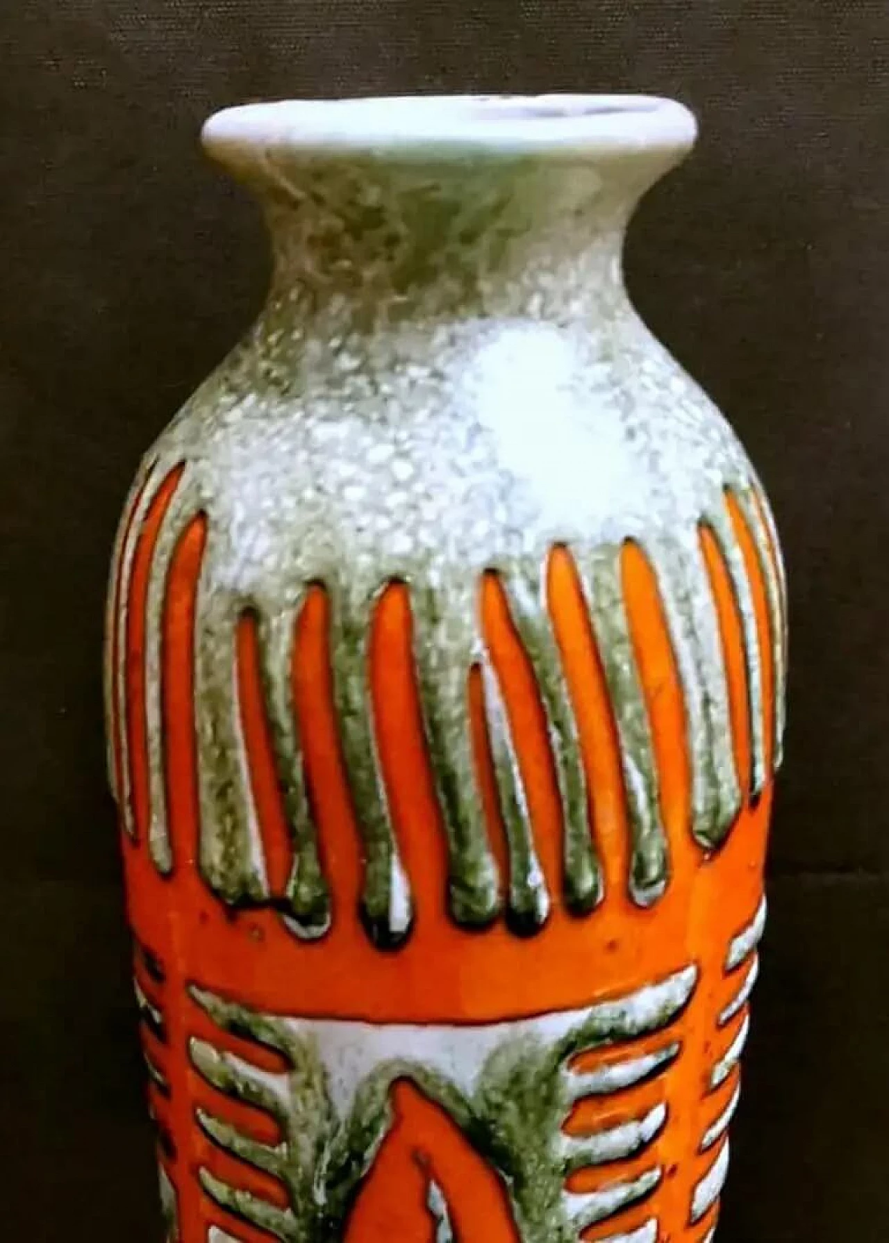 Vaso brutalista ungherese in ceramica Fat Lava, anni '60 19