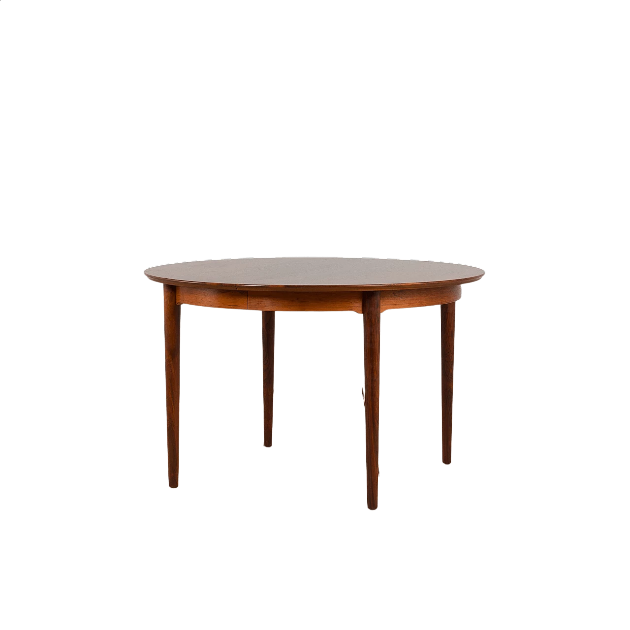 Extendable round dining table in rosewood by Arne Vodder for P. Olsen Sibast Mobler, 1960s 16