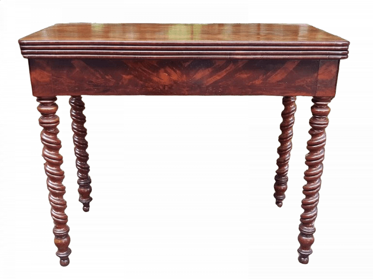 Mahogany-panelled game table, 19th century 6