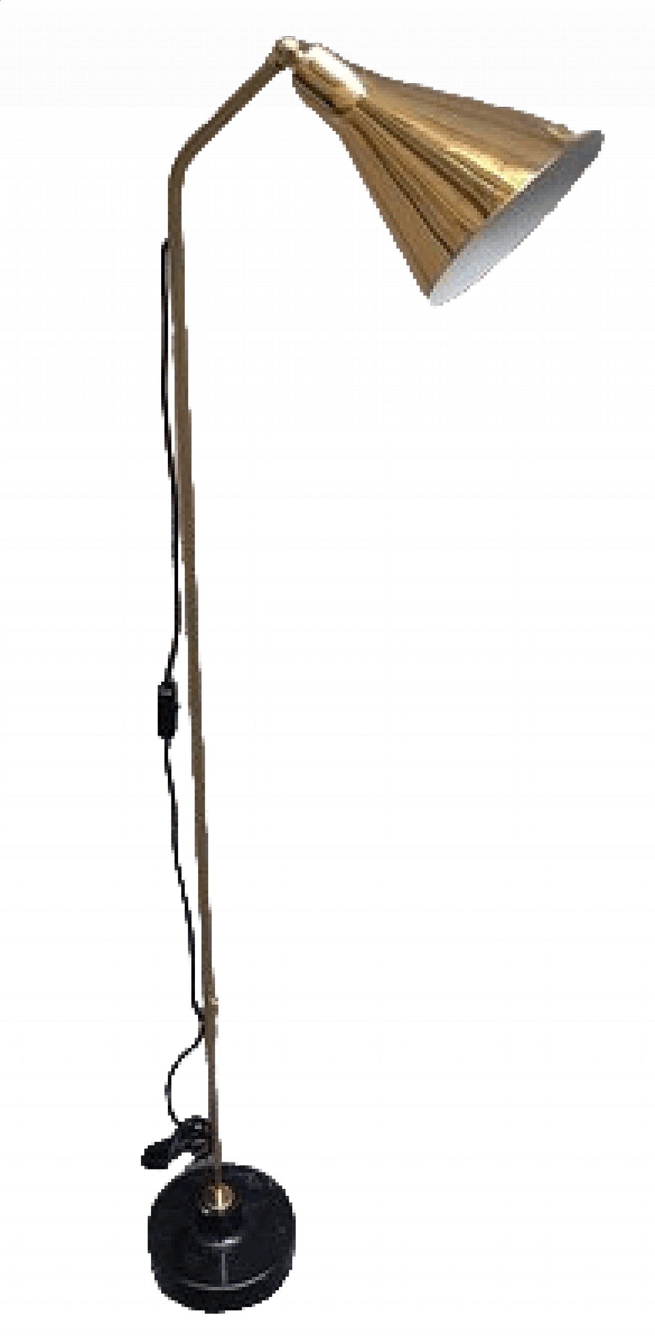 LTE3 floor lamp in brass by Ignazio Gardella for Azucena 6