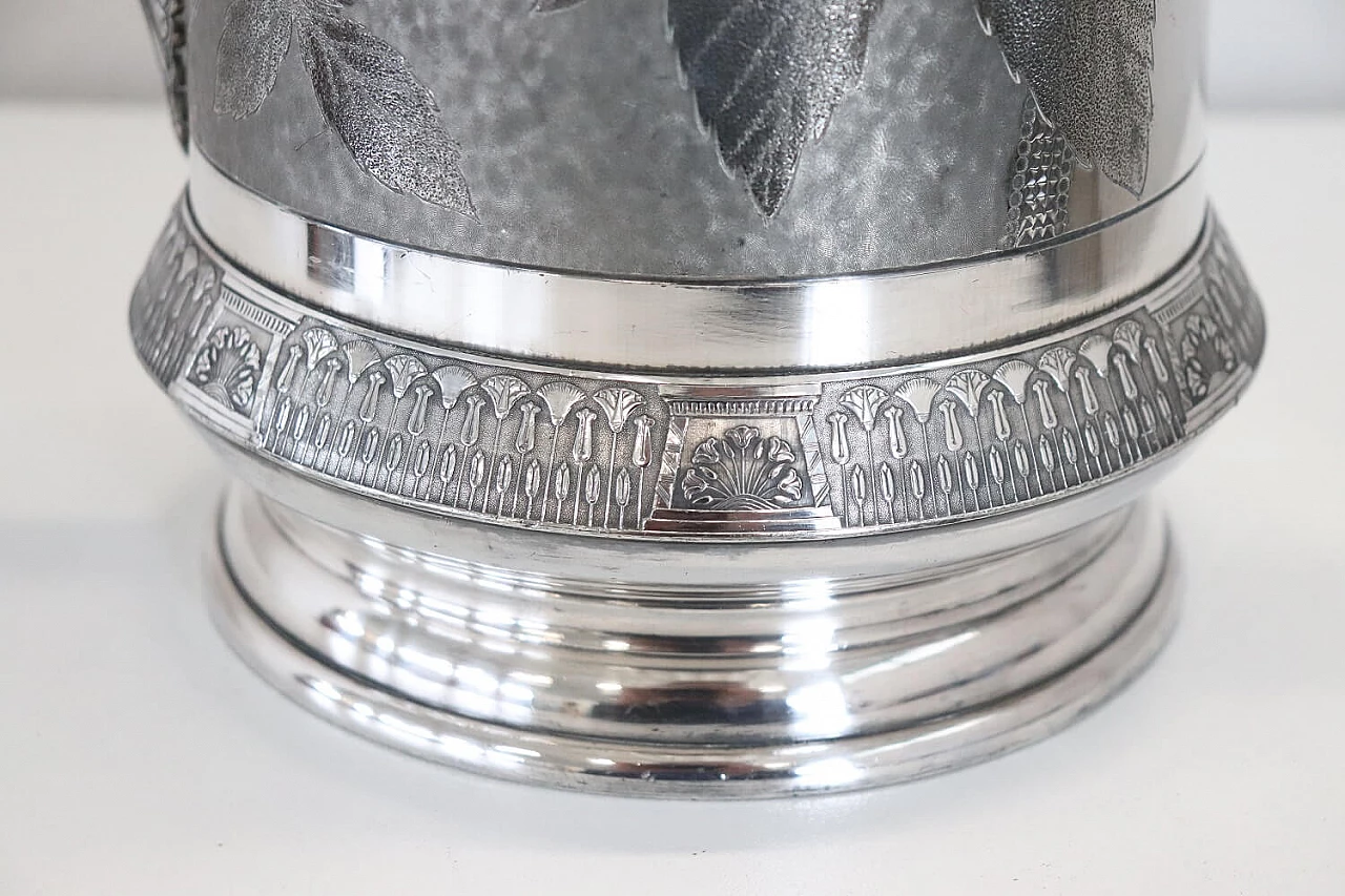 Caraffa placcata argento con marchio Reed & Barton, '800 4