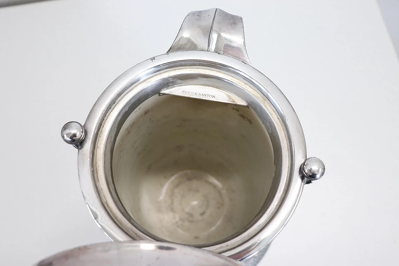 Caraffa placcata argento con marchio Reed & Barton, '800 8