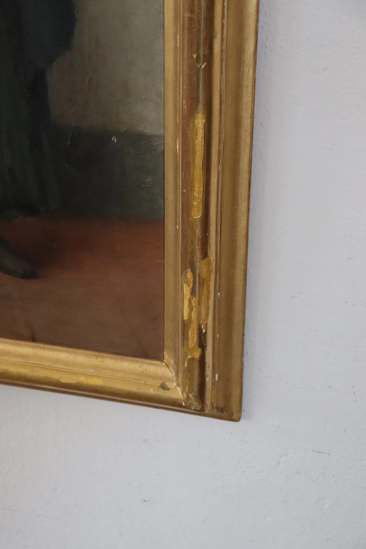 Oil on canvas depicting little girl with accordion by Angelo Vernazza, 20th century 8