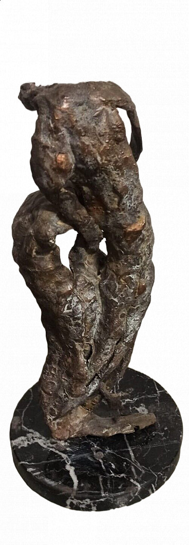 Bronze sculpture of a dancing couple, 1950s
