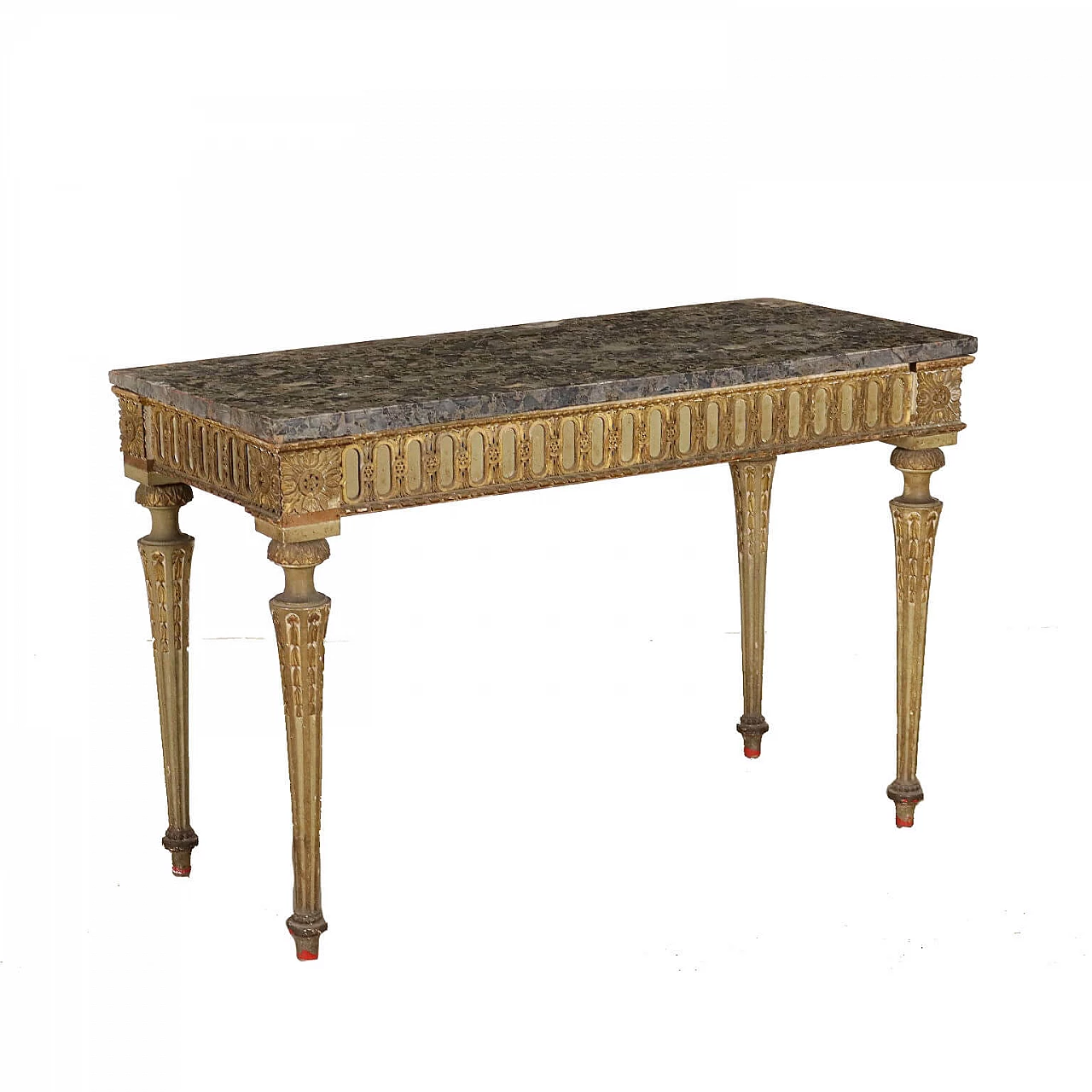 Consolle Neoclassica in noce con ripiano in marmo, '700 1