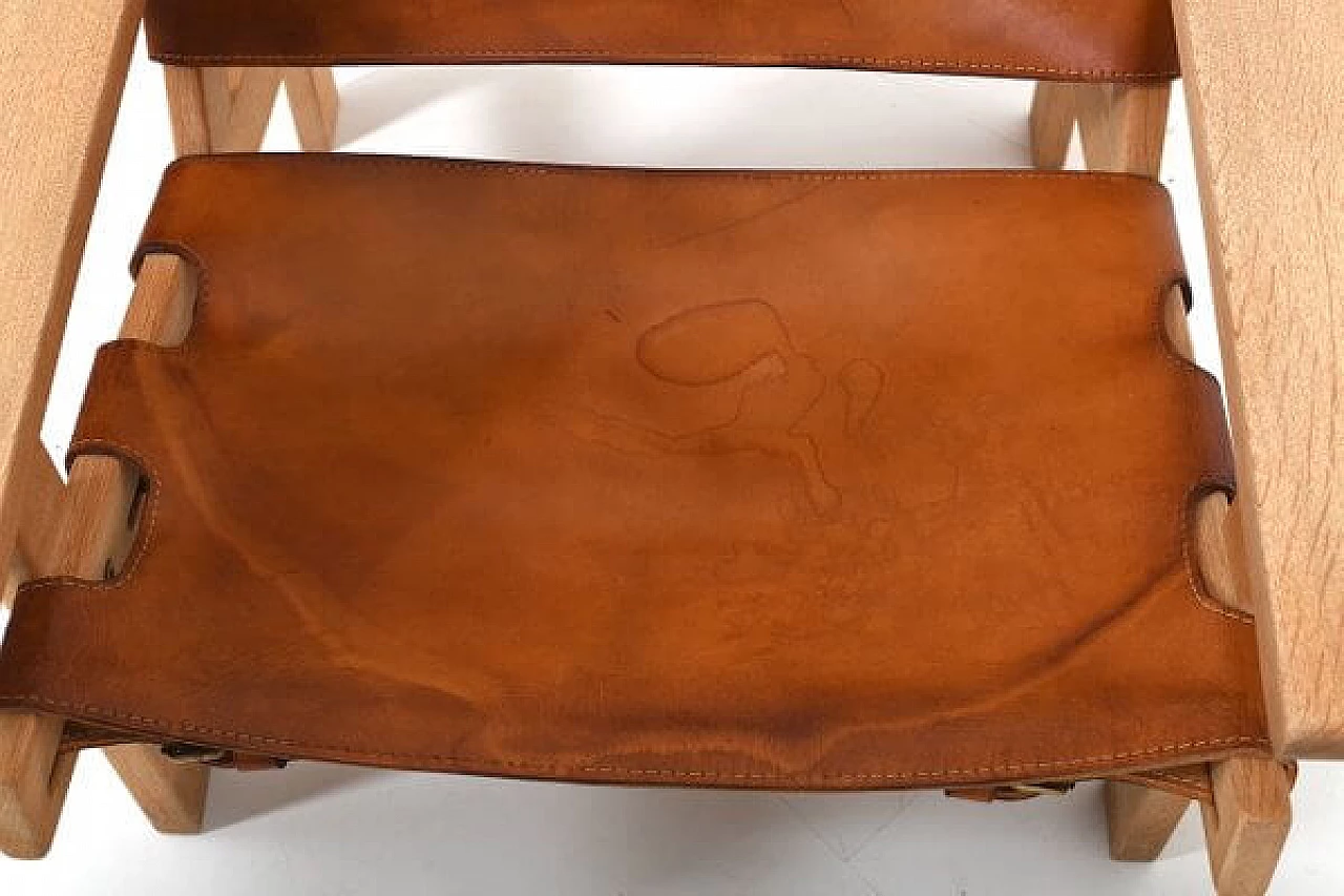 Pair of hunting chairs 168 by Kurt Østervig for Kp Møbler, 1960s 5