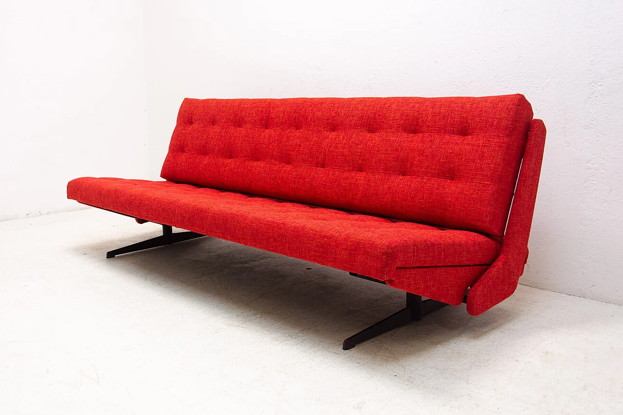 Folding sofa bed by Morávek and Munzar, 1970s 2