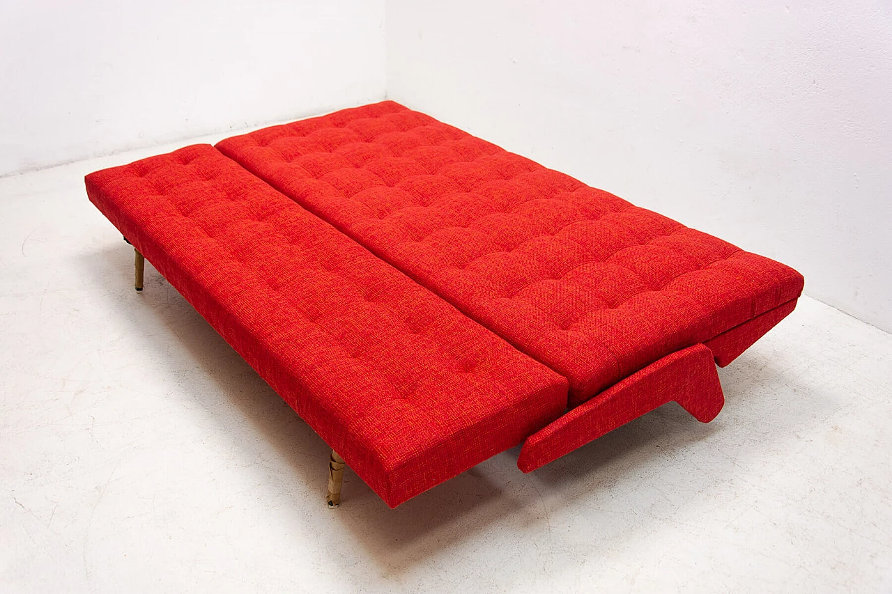 Folding sofa bed by Morávek and Munzar, 1970s 9