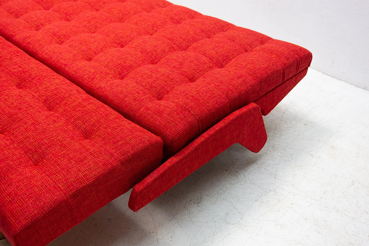 Folding sofa bed by Morávek and Munzar, 1970s 11