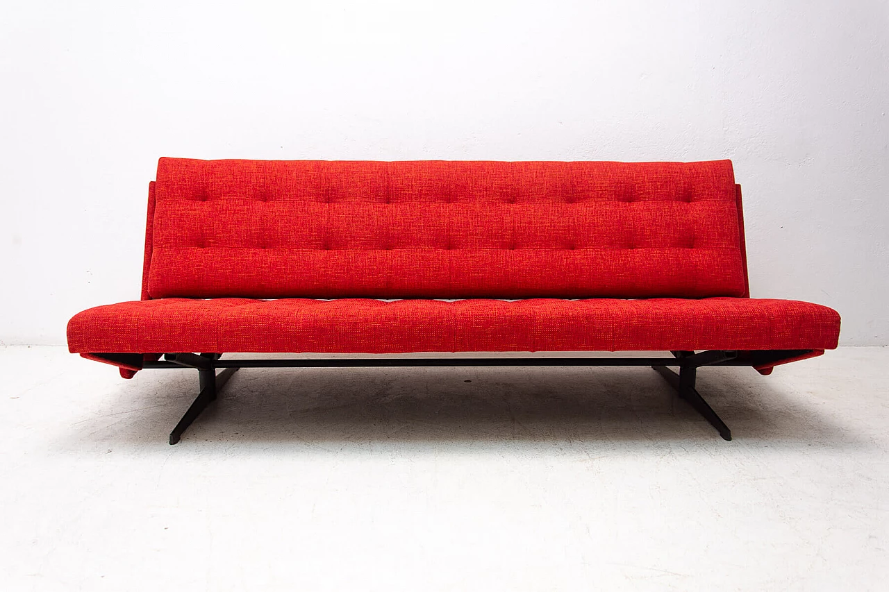 Folding sofa bed by Morávek and Munzar, 1970s 12