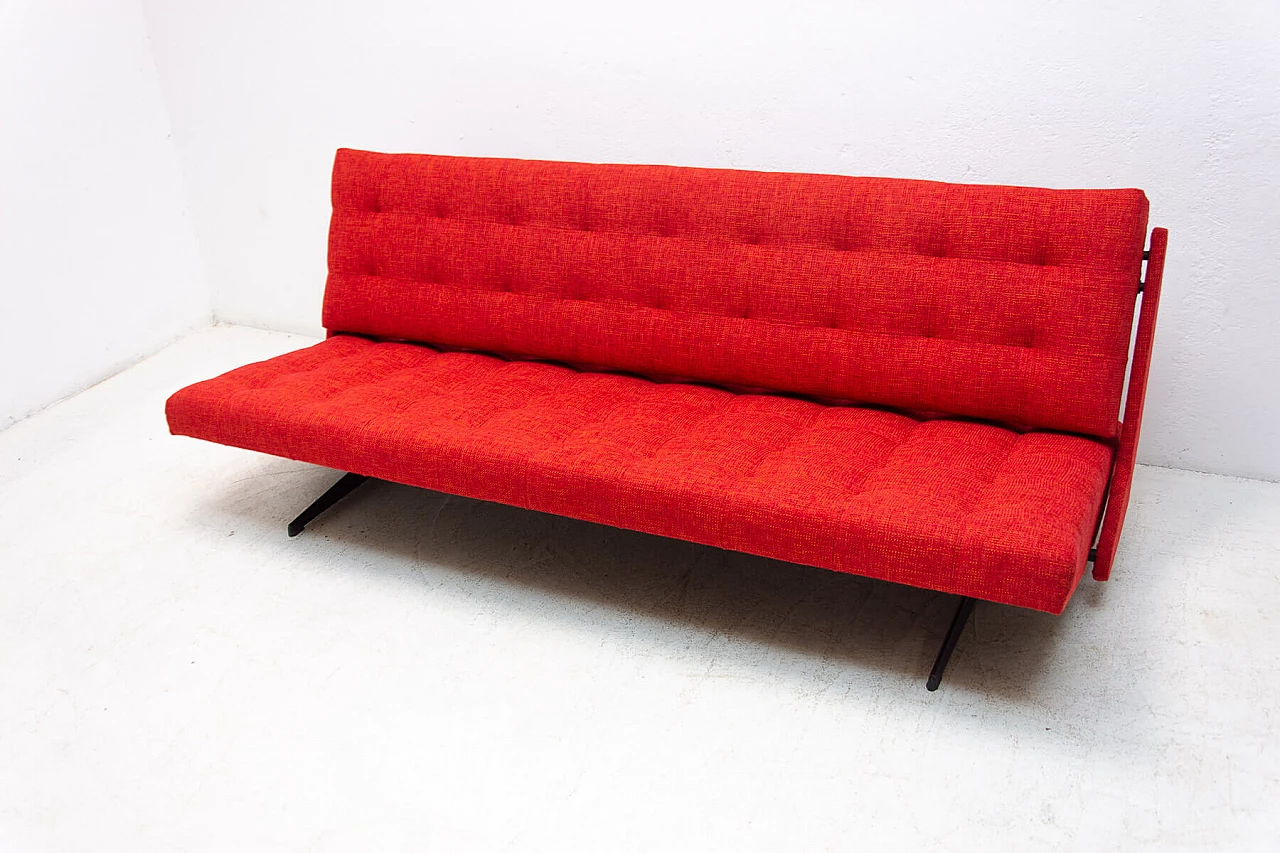 Folding sofa bed by Morávek and Munzar, 1970s 14