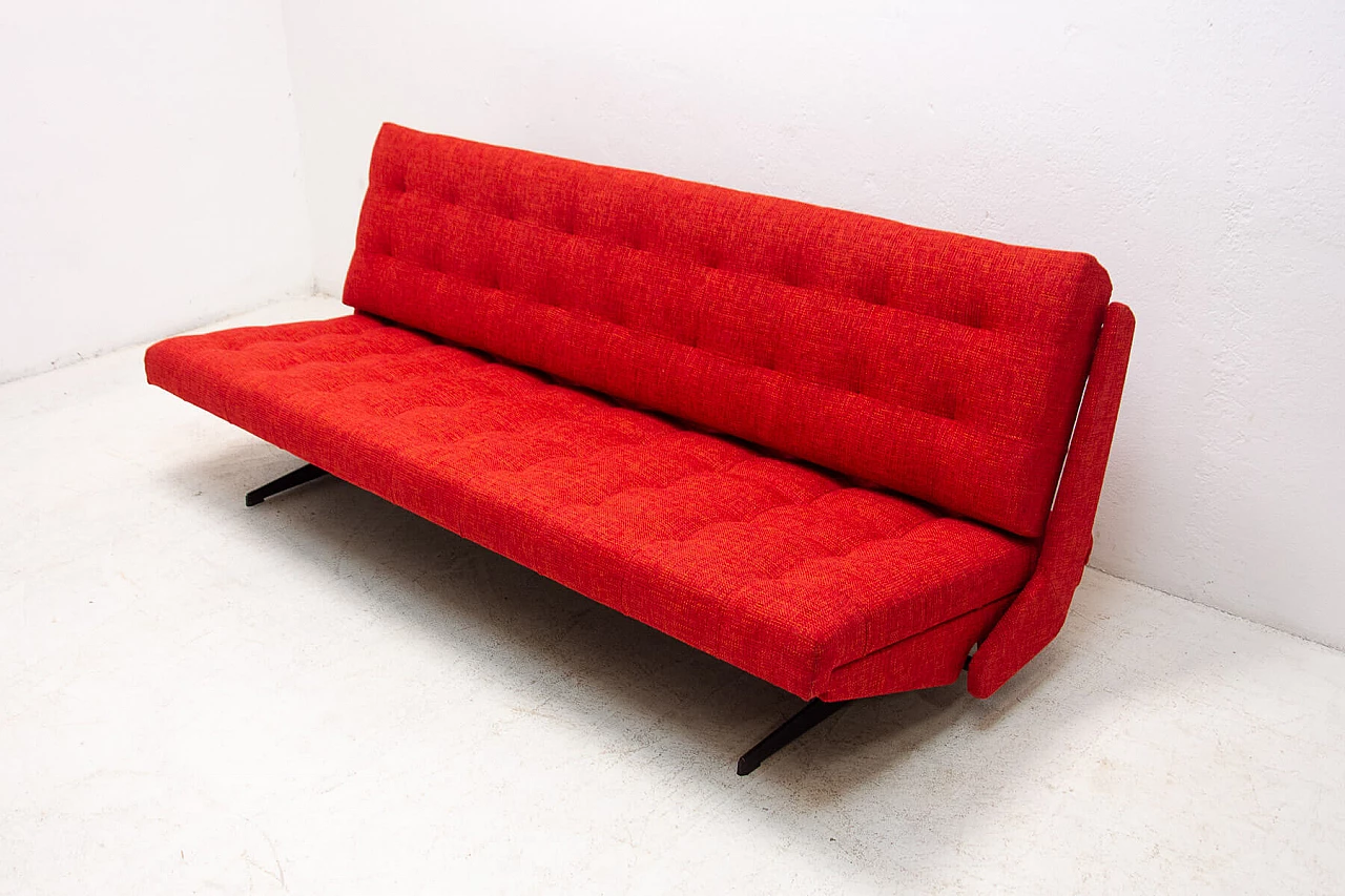 Folding sofa bed by Morávek and Munzar, 1970s 16