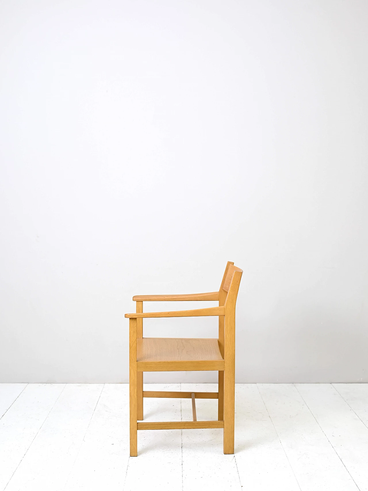 Oak chair with armrests by AB Carlström, 1960s 2