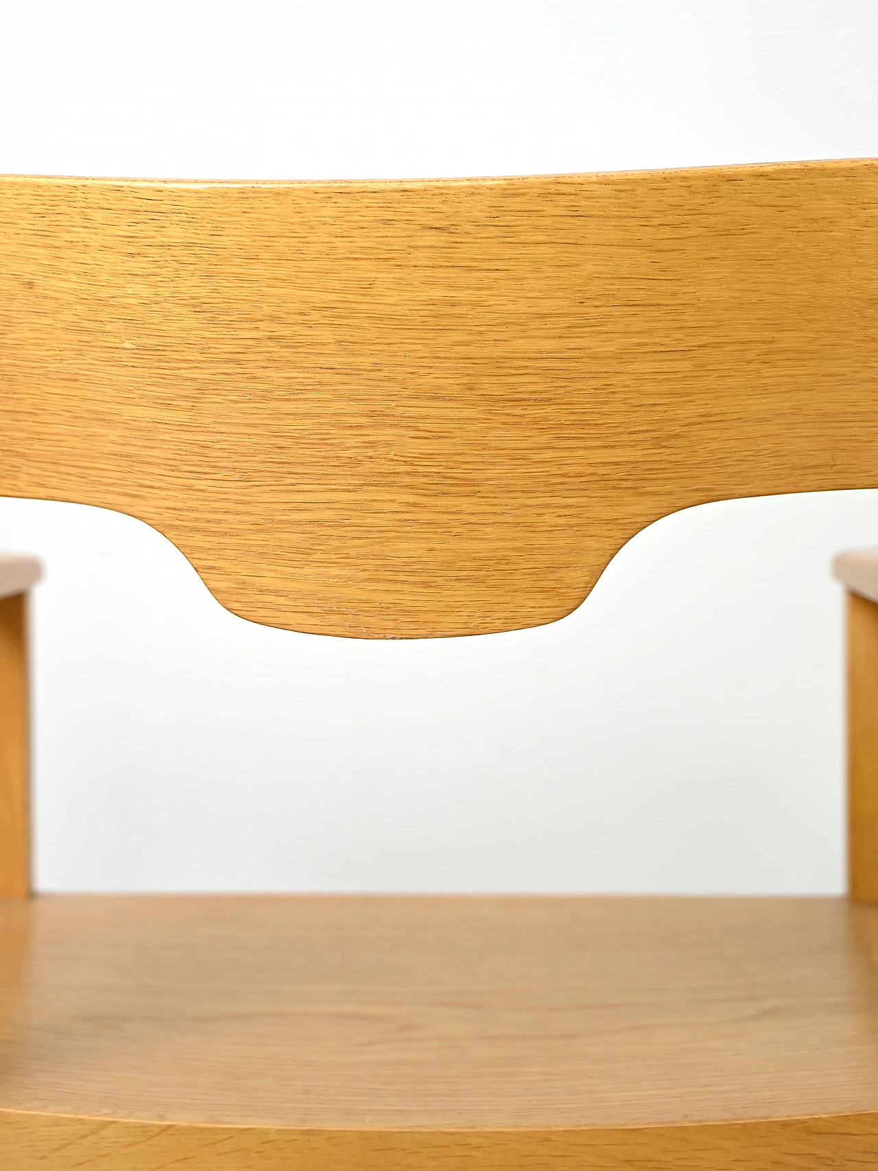 Oak chair with armrests by AB Carlström, 1960s 4