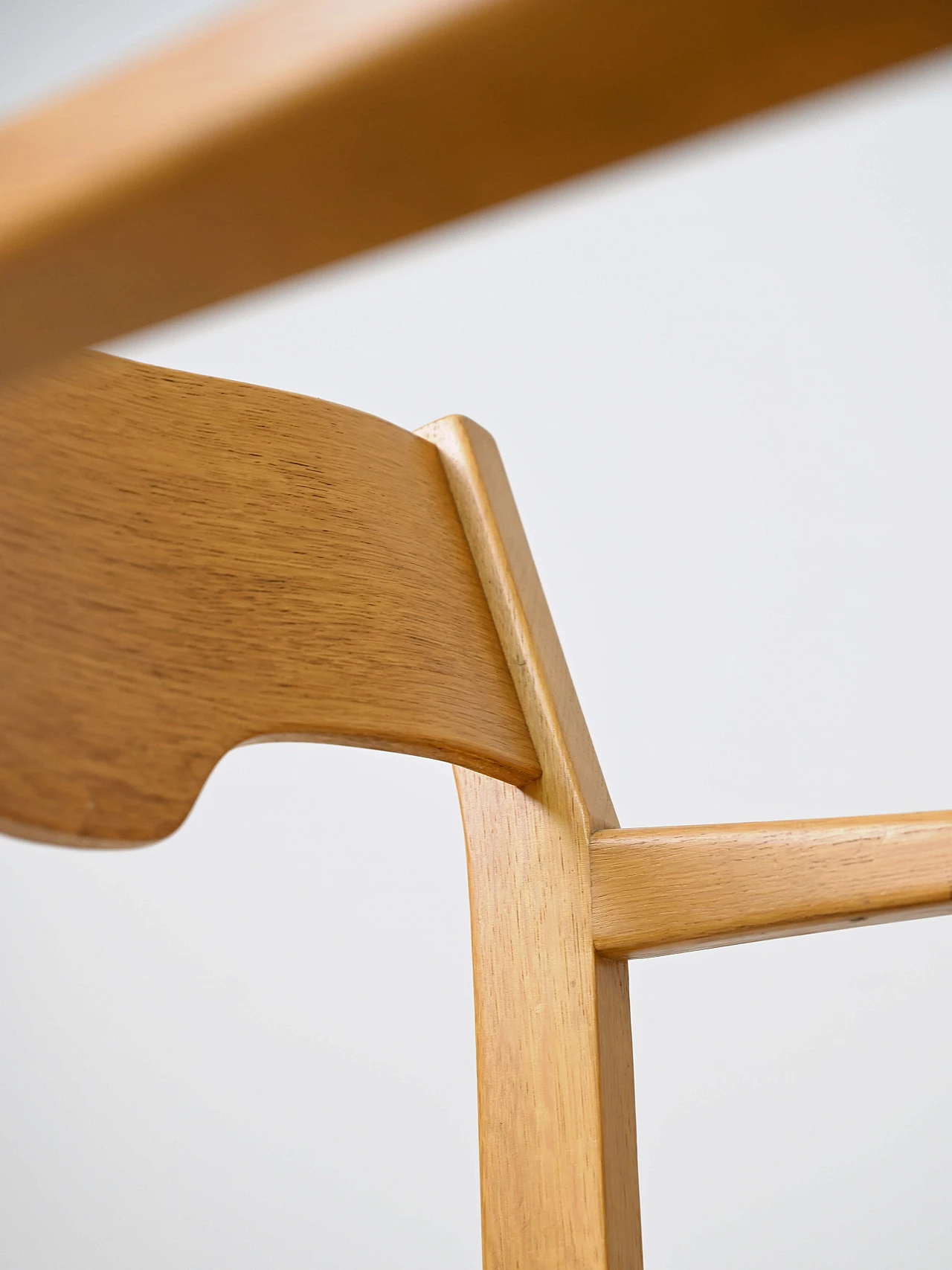 Oak chair with armrests by AB Carlström, 1960s 7