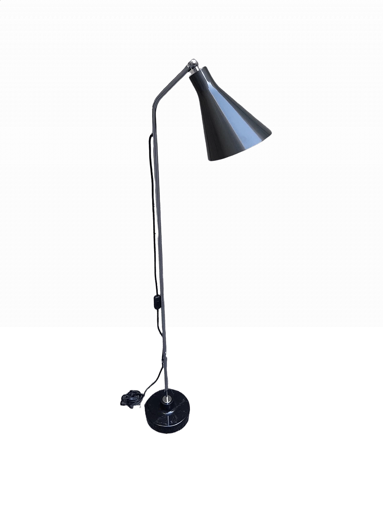 LTE3 chrome floor lamp by Ignazio Gardella for Azucena 5