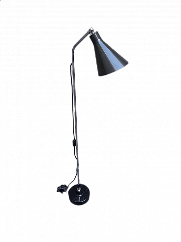 LTE3 chrome floor lamp by Ignazio Gardella for Azucena
