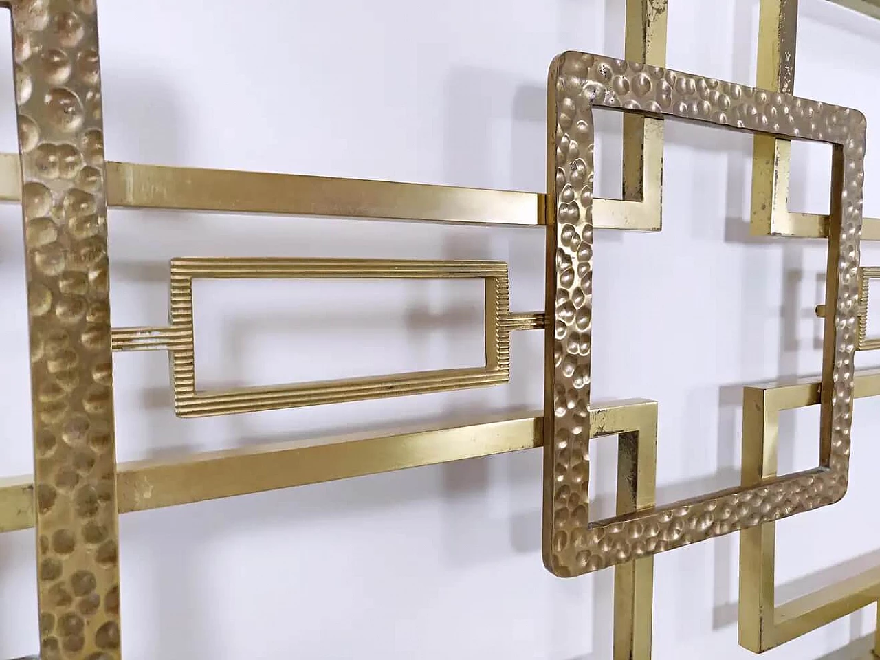 Brass bed by Luciano Frigerio, 1970s 5