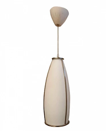 Velasca glass chandelier by Fontana Arte, 1980s