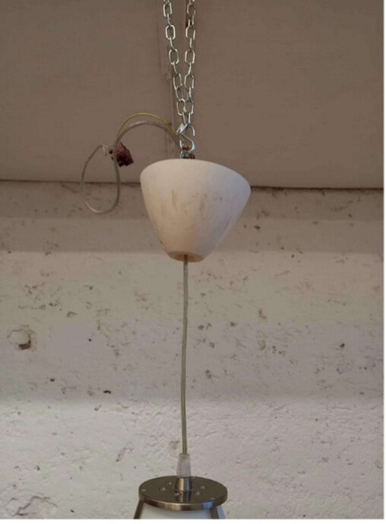 Velasca glass chandelier by Fontana Arte, 1980s 4