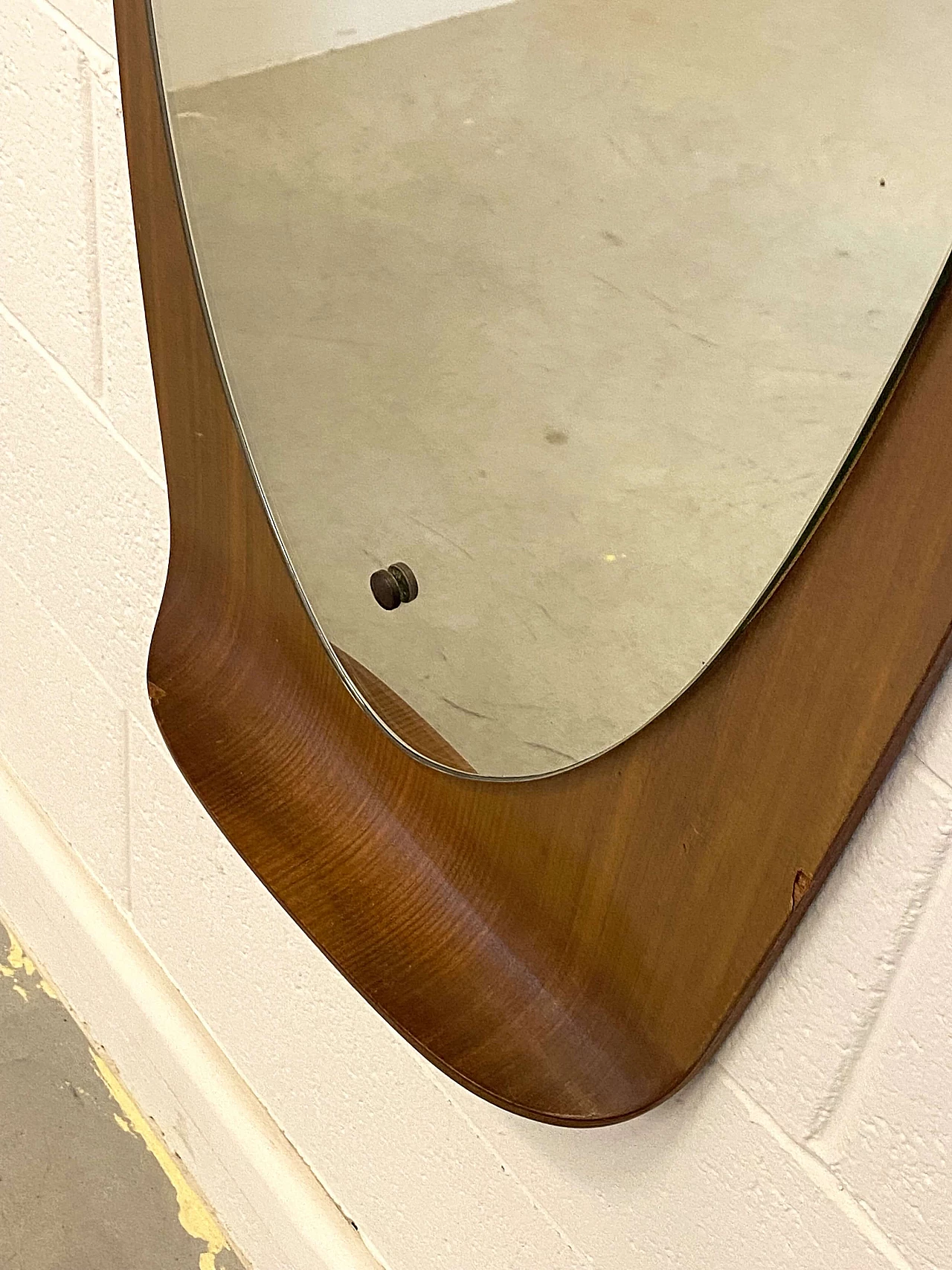 Specchio in teak, anni '60 4