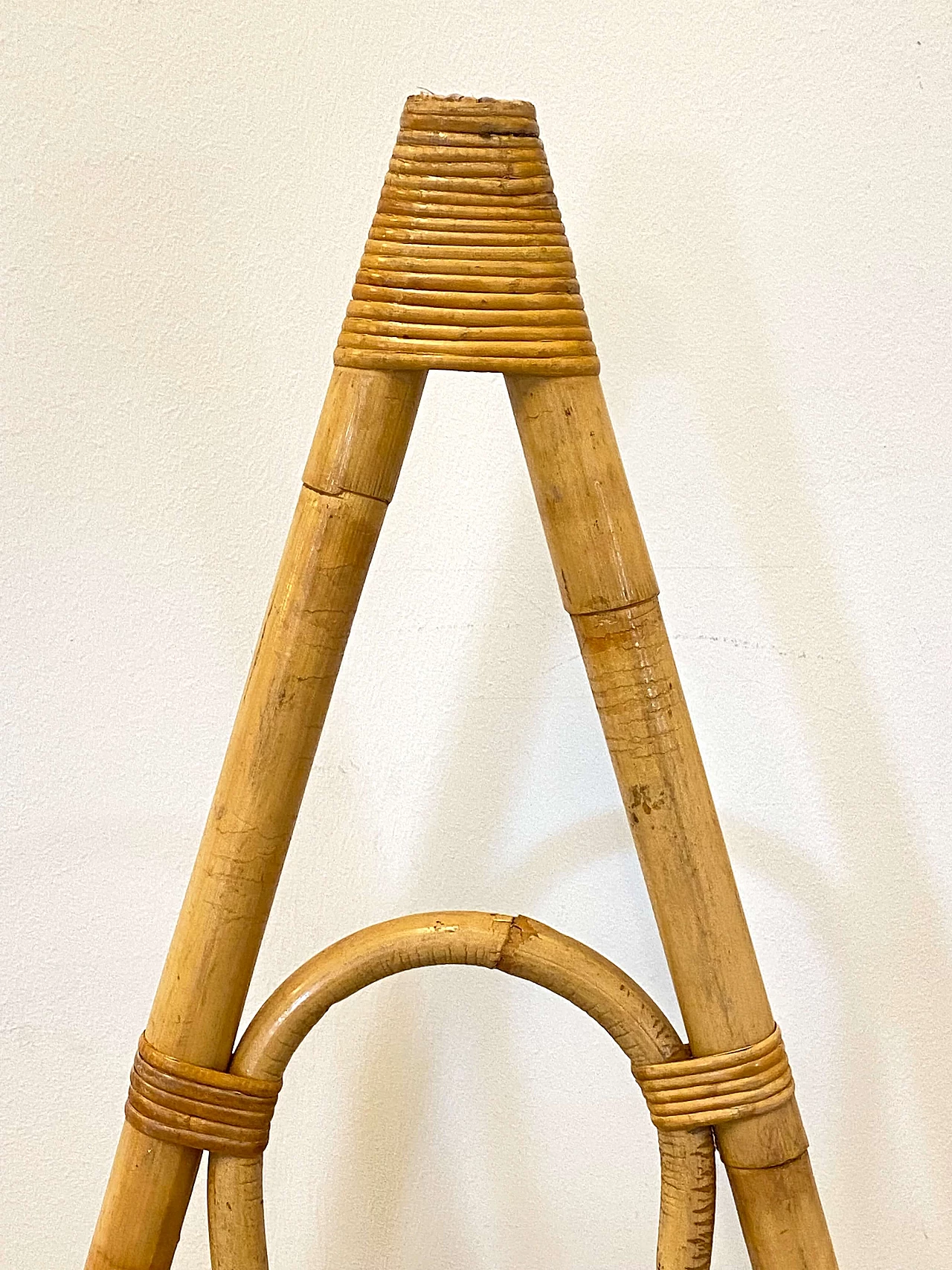 Bamboo armchair, 1970s 11