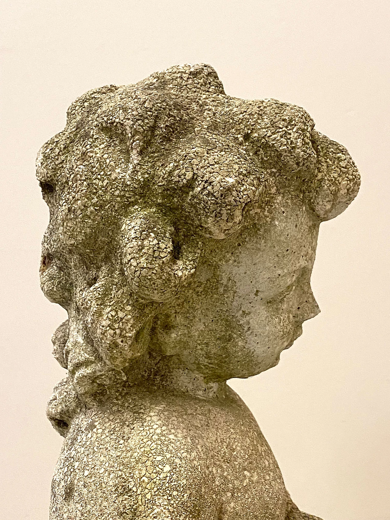 Concrete putto sculpture, 1970s 4