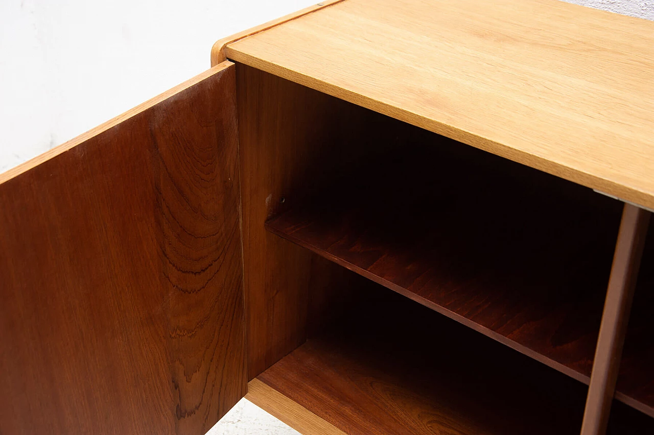 Sideboard U-460 by Jiří Jiroutek for Interiér Praha in beech, 1960s 8