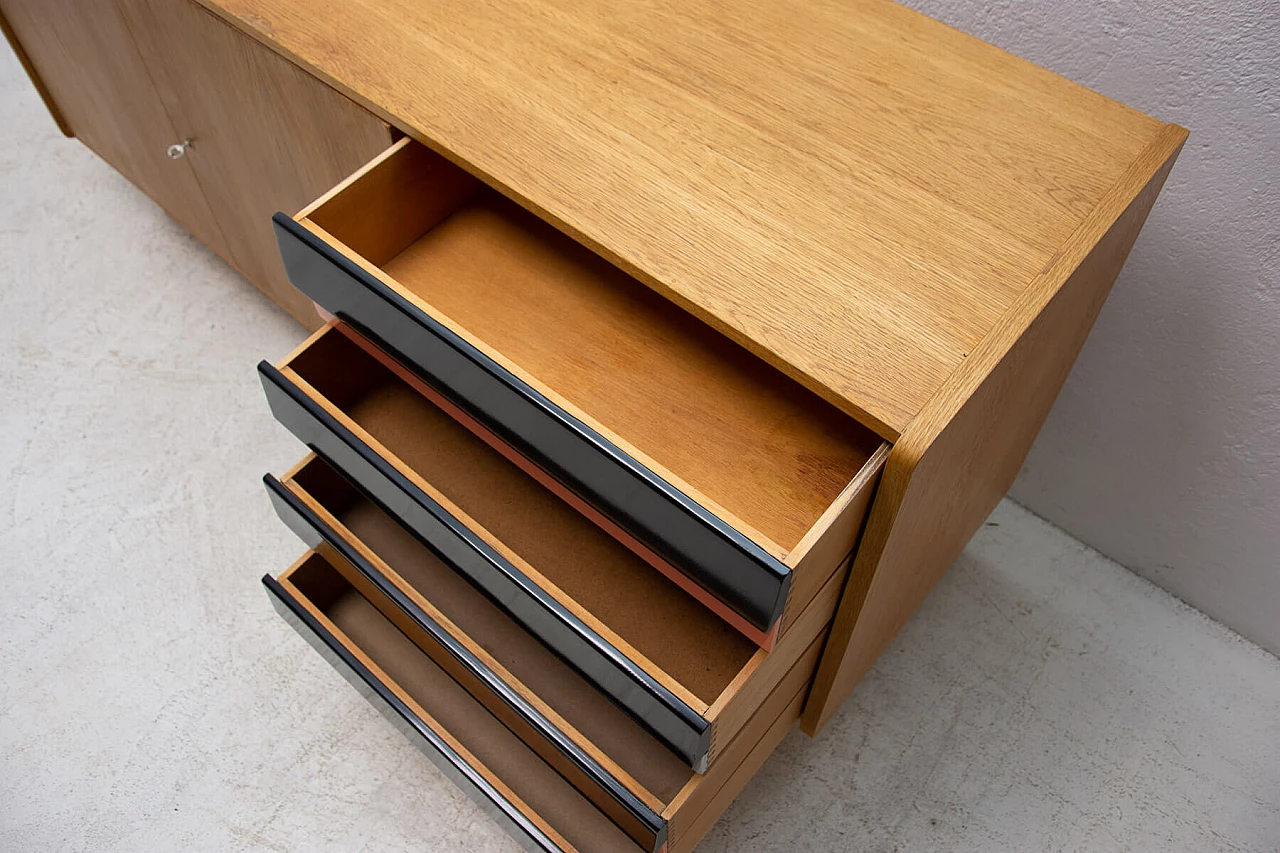 Sideboard U-460 by Jiří Jiroutek for Interiér Praha in beech, 1960s 12