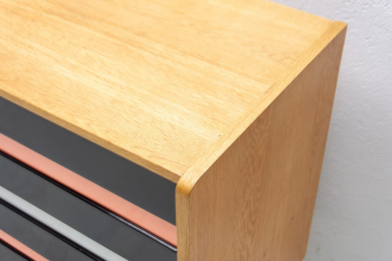 Sideboard U-460 by Jiří Jiroutek for Interiér Praha in beech, 1960s 15