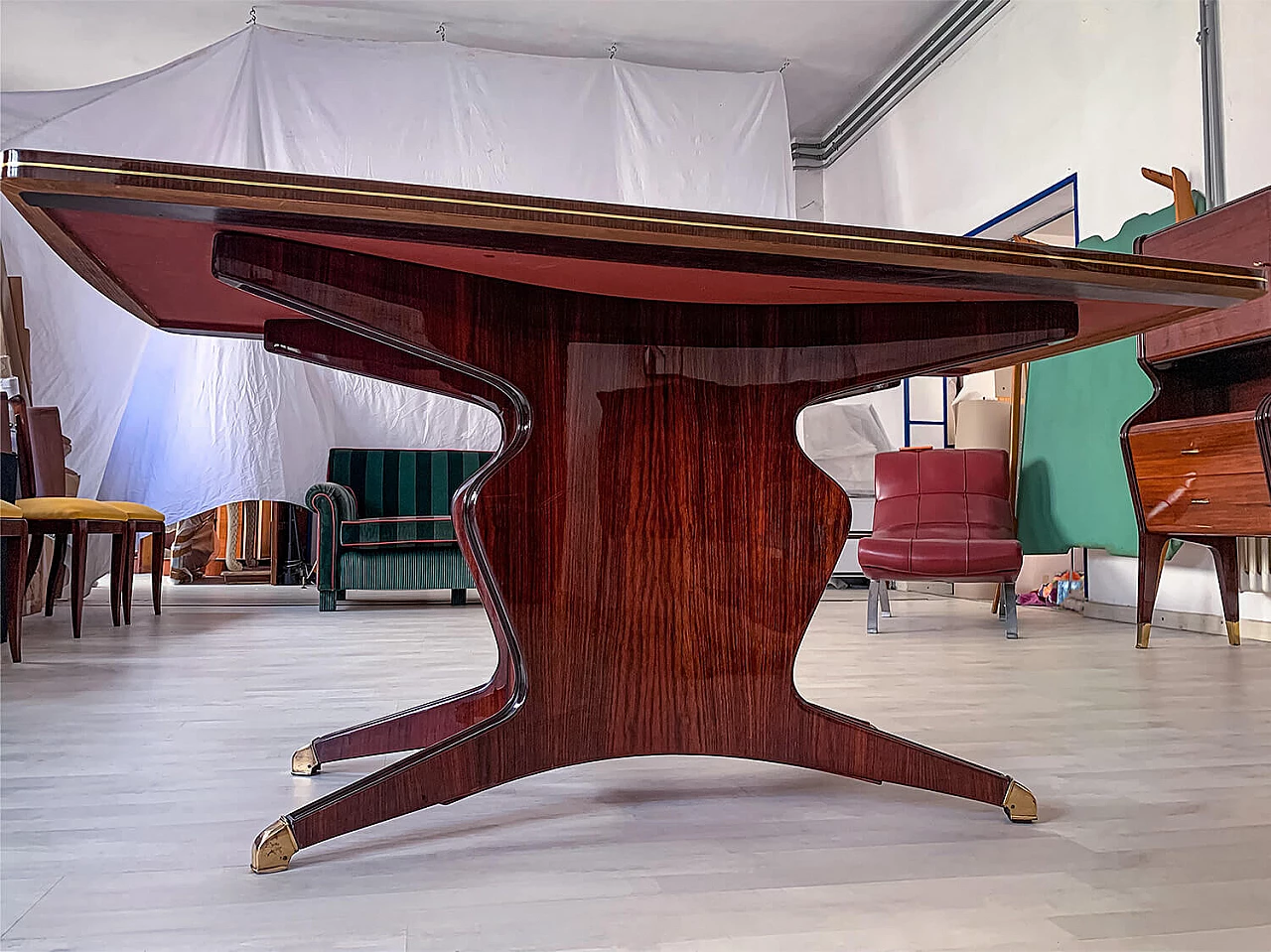 Table by Osvaldo Borsani with formica top, 1950s 12