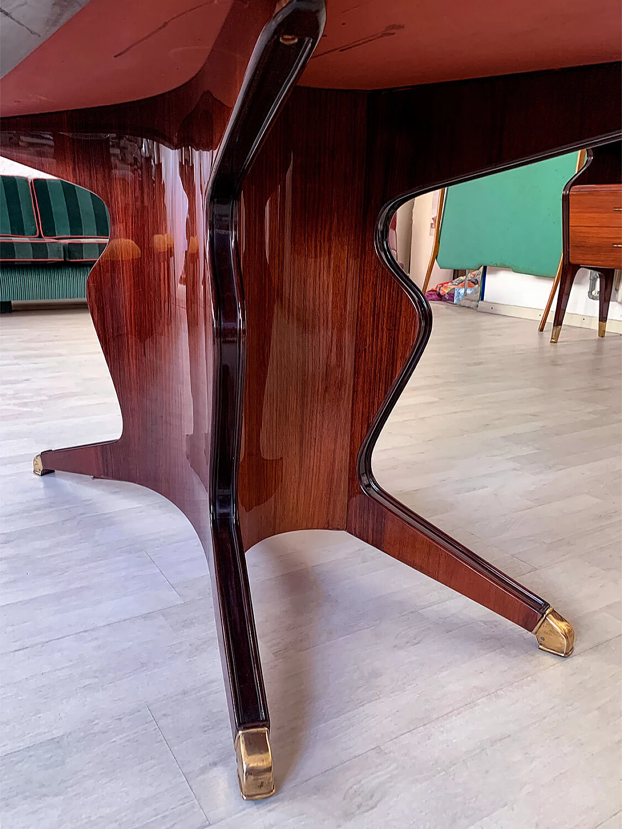 Tavolo di Osvaldo Borsani con piano in formica, anni '50 13