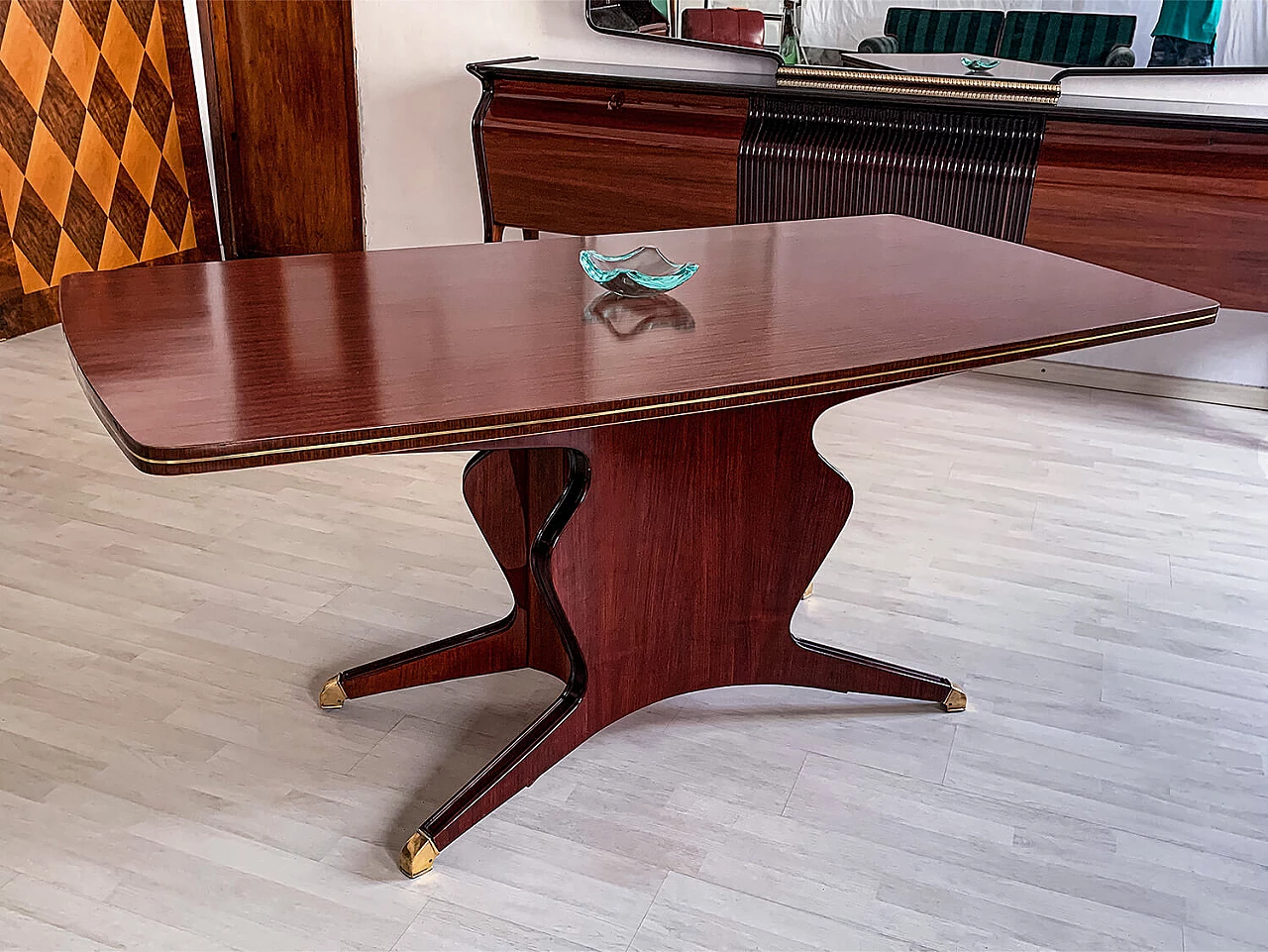 Table by Osvaldo Borsani with formica top, 1950s 14