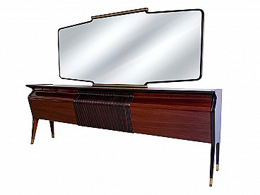 Sideboard with mirror by Osvaldo Borsani, 1950s