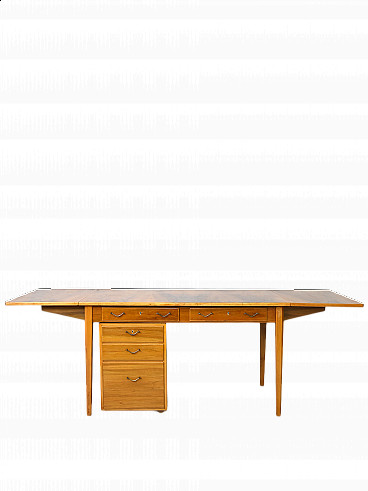 Rosewood desk with wings by Nils Jonsson, 1957