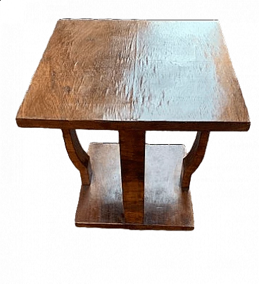 Art Deco coffee table in walnut burl, 1930s