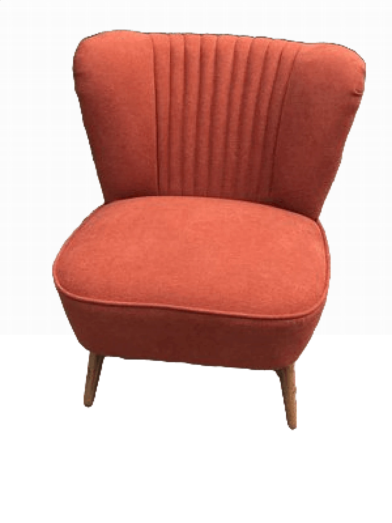 Pair of red cocktail chairs, 1960s 7